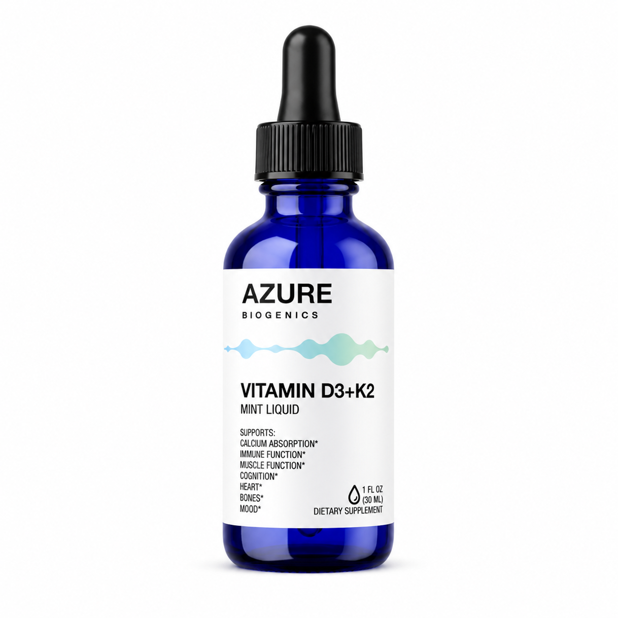 Vitamin D3 + K2 Liquid Drops – Mint
